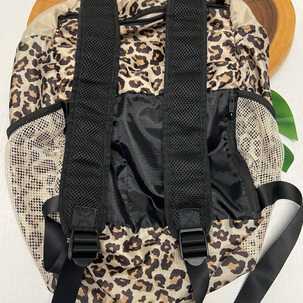 Apl Packable Cheetah Print Backpack - image 2
